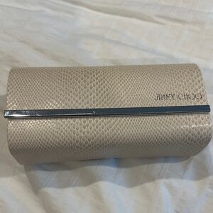 Jimmy Choo Taupe Sunglasses Case